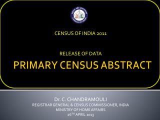 PRIMARY CENSUS ABSTRACT