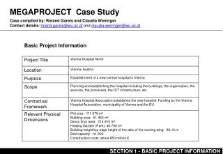 MEGAPROJECT Case Study