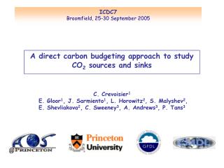 A direct carbon budgeting approach to study CO 2 sources and sinks
