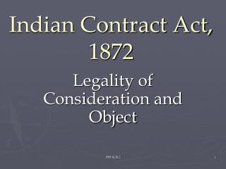 Indian Contract Act, 1872