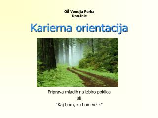 Karierna orientacija