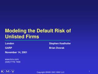 Modeling the Default Risk of Unlisted Firms