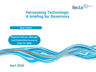 Harnessing Technology: A briefing for Governors