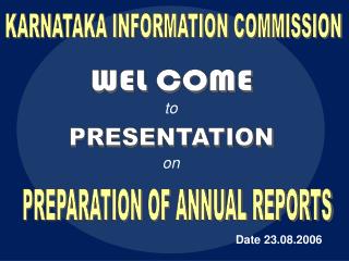 KARNATAKA INFORMATION COMMISSION