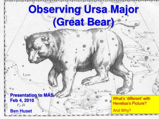 Observing Ursa Major (Great Bear)