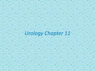 Urology Chapter 11