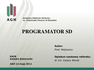 PROGRAMATOR SD