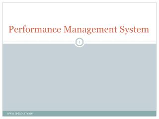 Performance Management System