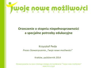 Orzeczenie o stopniu niepełnosprawności a specjalne potrzeby edukacyjne