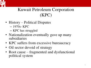 Kuwait Petroleum Corporation (KPC)