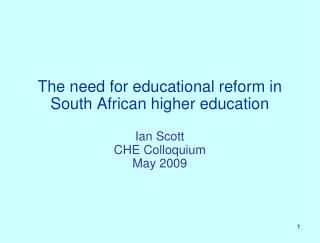 Inter-related drivers for improving graduate output and outcomes in South Africa