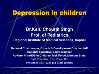 Depression in children