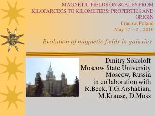 Evolution of magnetic fields in galaxies