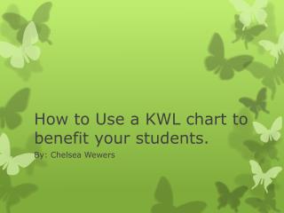 How to Use a KWL chart to benefit your students.