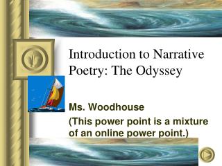 Introduction to Narrative Poetry: The Odyssey