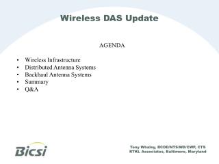 Wireless DAS Update