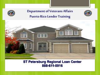 Department of Veterans Affairs Puerto Rico Lender Training