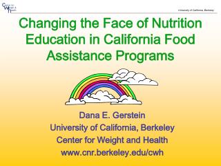 Changing the Face of Nutrition Education in California Food Assistance Programs