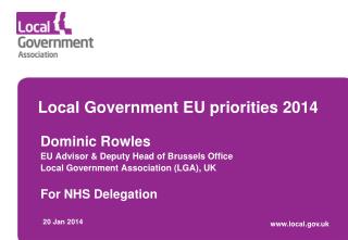 Local Government EU priorities 2014