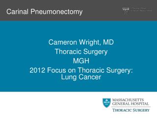 Carinal Pneumonectomy