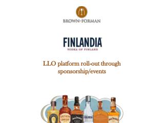 LLO platform roll-out through sponsorship/events
