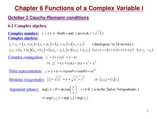 Complex number : Complex algebra: Complex conjugation: