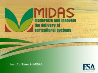 Lean Six Sigma in MIDAS