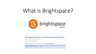 What is Brightspace?