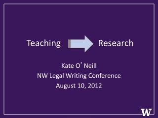 Teaching Research