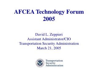 AFCEA Technology Forum 2005