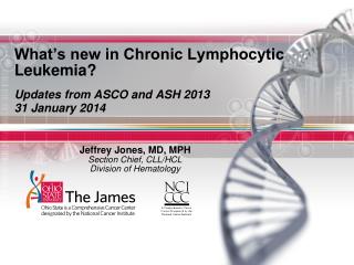 What’s new in Chronic Lymphocytic Leukemia? Updates from ASCO and ASH 2013 31 January 2014