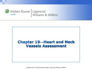 Chapter 19 Heart and Neck Vessels Assessment