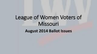 League of Women Voters of Missouri