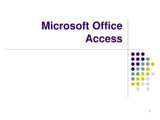 Microsoft Office Access