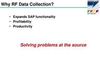 Why RF Data Collection?