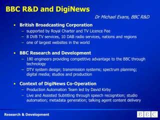 BBC R&amp;D and DigiNews