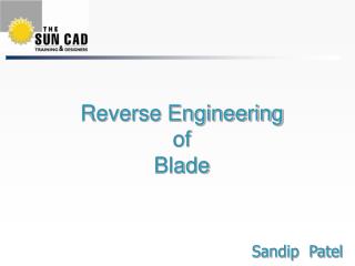 Reverse Engineering of Blade