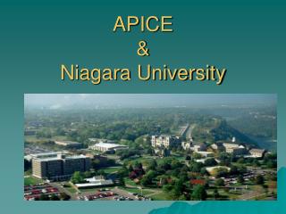 APICE &amp; Niagara University