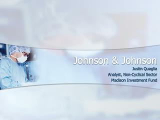 Johnson &amp; Johnson