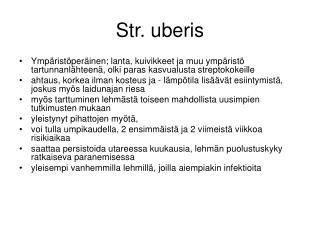 Str. uberis