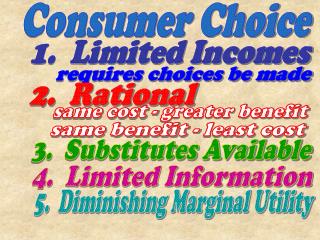 Consumer Choice