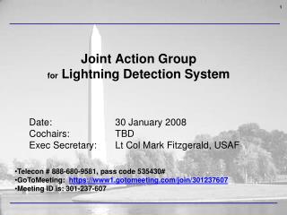 Joint Action Group for Lightning Detection System