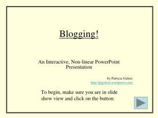 Blogging!