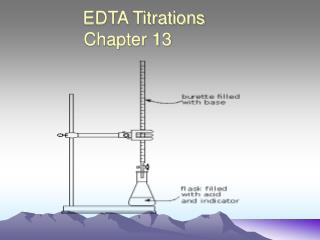 EDTA Titrations Chapter 13