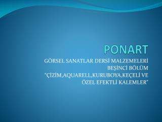 PONART