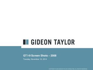 GT I-9 Screen Shots – 2008