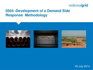 0504 - Development of a Demand Side Response Methodology