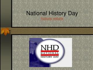 National History Day National website