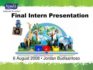 Final Intern Presentation