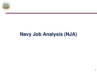 Navy Job Analysis (NJA)
